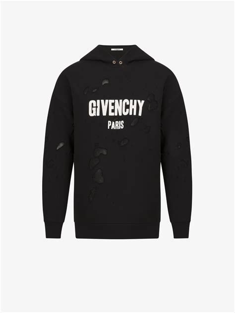 givenchy paris destroyed pullover|Givenchy hoodie.